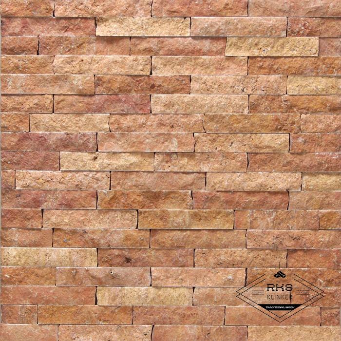 Фасадный камень Полоса - Травертин Золотистый Persiano в Орле